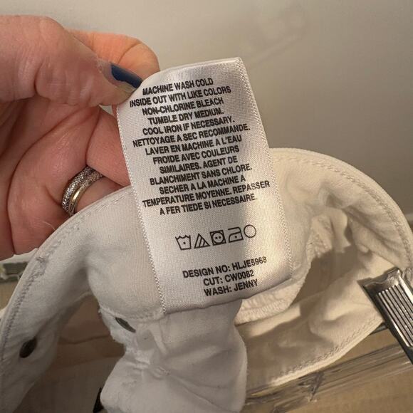 Joe's Jeans Womens Ankle Chelsea White Denim Size 28 Preppy Skinny Stretch - Picture 6 of 7